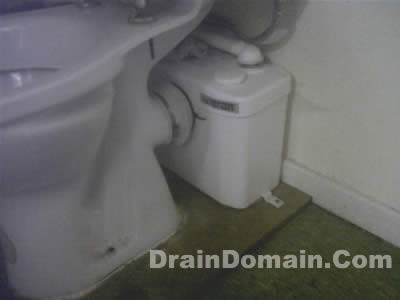 toilet macerator unit